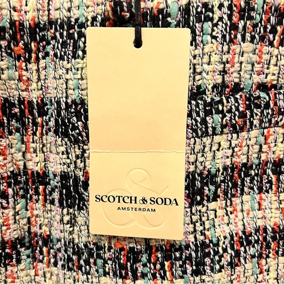 Scotch & Soda | Tweed Patch Pocket | Mini Skirt | Sz M | Tweed Skirt | NWT - Picture 4 of 12